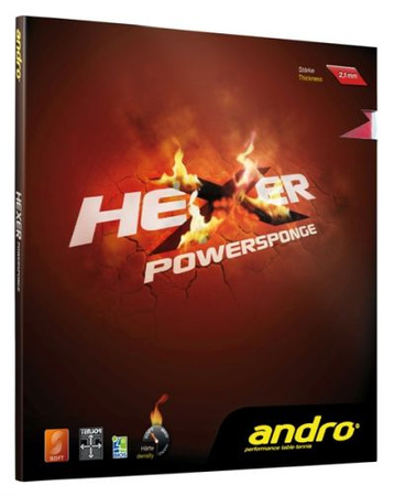 Pips-in ANDRO Hexer Powersponge black