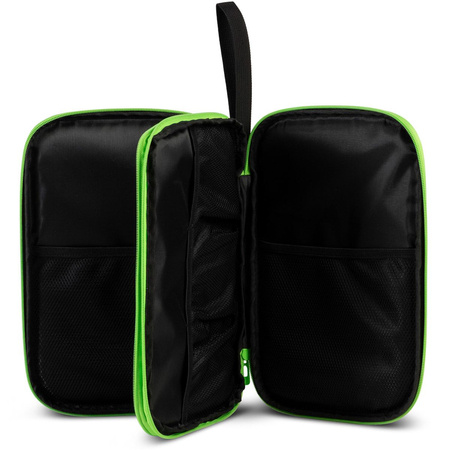 Bat case double GEWO Stripes Double black with lime