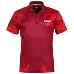 shirt GEWO Mattia bordeaux with red