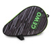 Bat case single GEWO Stripes Round black with lime