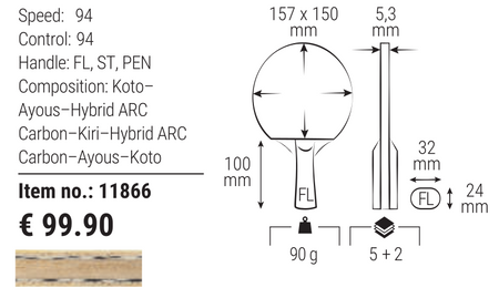 Blade GEWO Matrixx Hybrid ARC Inner OFF- FL