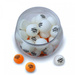 plastic balls GEWO Trainingsball *** 40+ white/yellow mixed 60 pcs