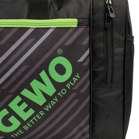 Sport Bag GEWO Stripes L black/lime