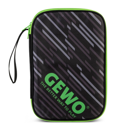 Bat case double GEWO Stripes Double black with lime