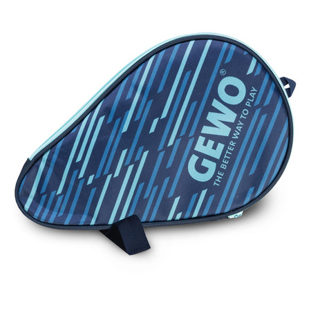 Bat case single GEWO Stripes Round navy with blue