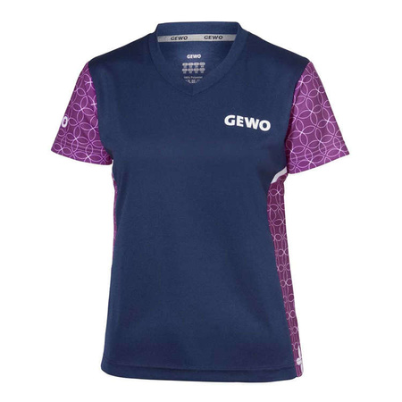 Shirt GEWO Emma navy with purple