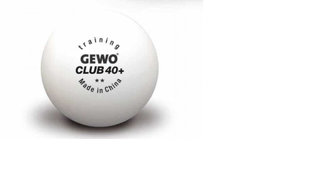 plastic balls GEWO Training Club 40+ ** 1 pc