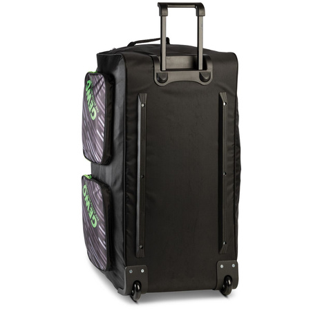 Sport Bag GEWO Trolley Stripes XL black with lime