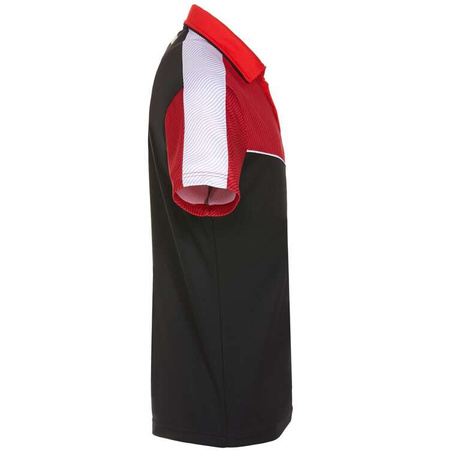 shirt GEWO Prato black with red