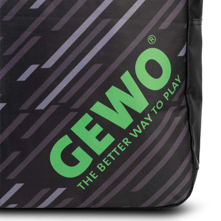 backpack GEWO Stripes black/lime