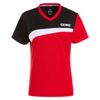 Shirt GEWO Shirt Fondi III Lady red/black