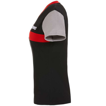 shirt GEWO Ravenna Lady black with red