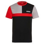 T-shirt GEWO Ravenna black with red
