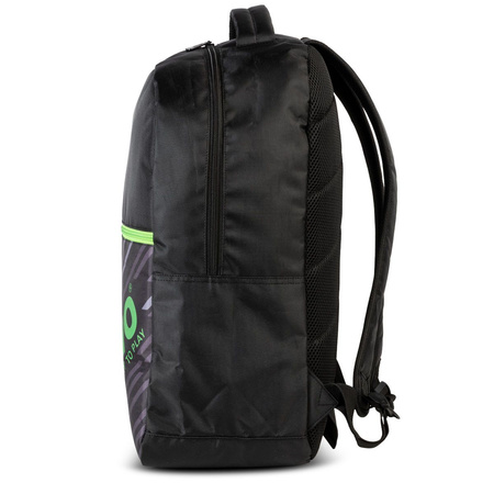backpack GEWO Stripes black/lime
